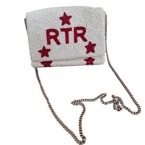 University of Alabama Roll Tide Roll Stars Beaded Purse Clutch Stadium Purse